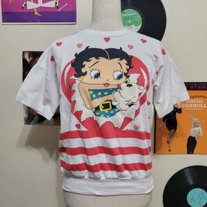 Mayfair | 80s Vintage Betty Boop Puppy Heart Shirt